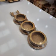 اردوخوری ۳ پیاله دایره گوزنی