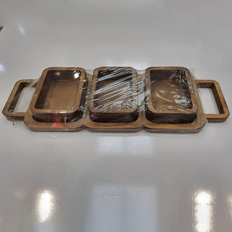 اردو 3 پیاله مربع اردوخوری ۳ پیاله مربع