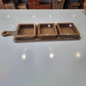 اردوخوری ۳ پیاله مربع طرح راکتی