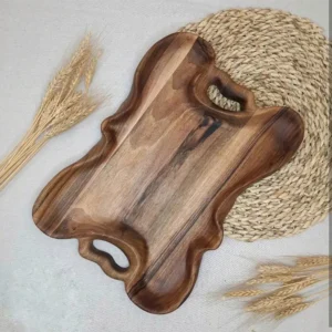 سینی دفرمه چوب گردو