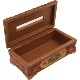 جا دستمال کاغذی چوبی